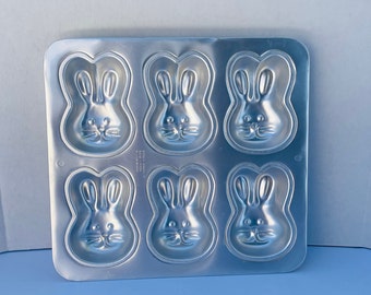 1992 Wilton Bunny Rabbit Individua Cake Pan Molde