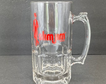 Jarra de cerveza Libbey Slim Jim con reposapulgar