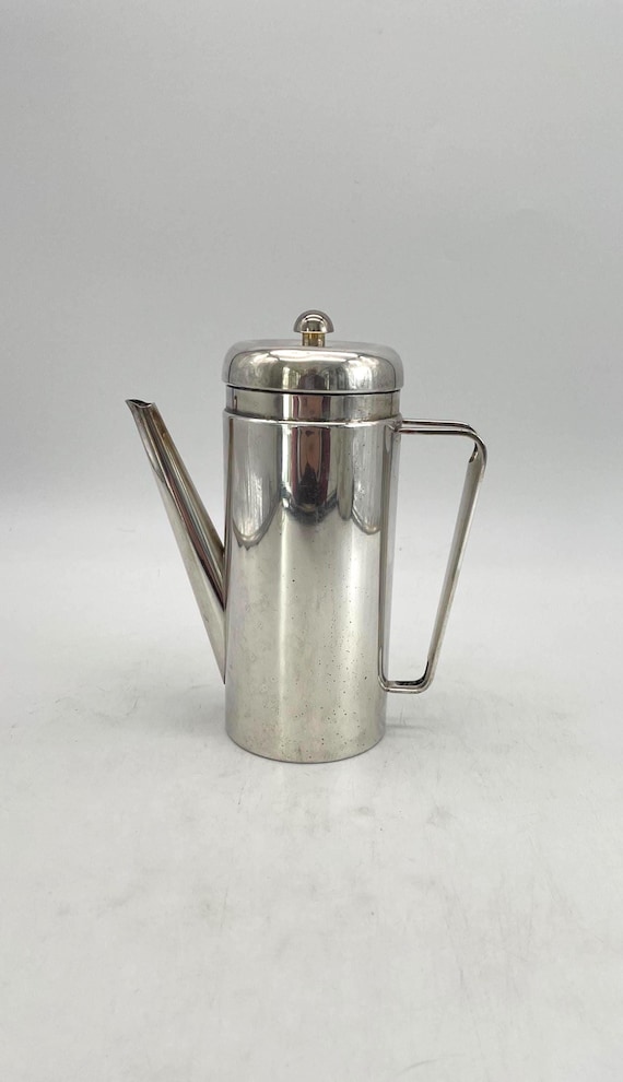 Vintage PM Italy Silver Plate Coffee/teapot - Etsy