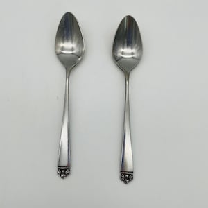 Crown Point National Stainless Steel Teaspoons, Set of 2/Made in Japan