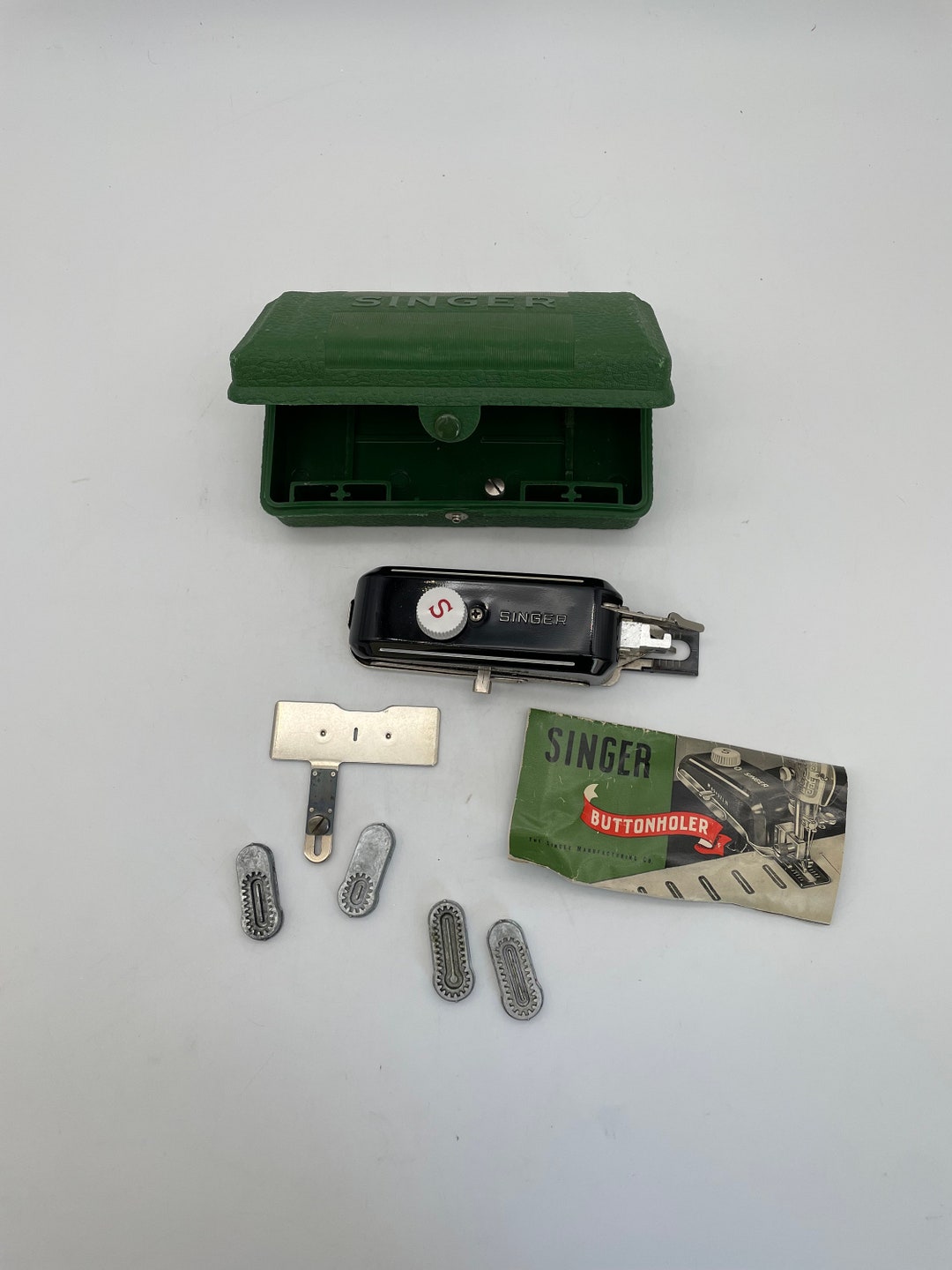 1948 Singer Buttonholer #160506, Complete With 5 Templates/vintage ...