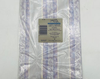 Vintage Lavender Gift Wrap - 2 Sheets - Celebrations by Gibson