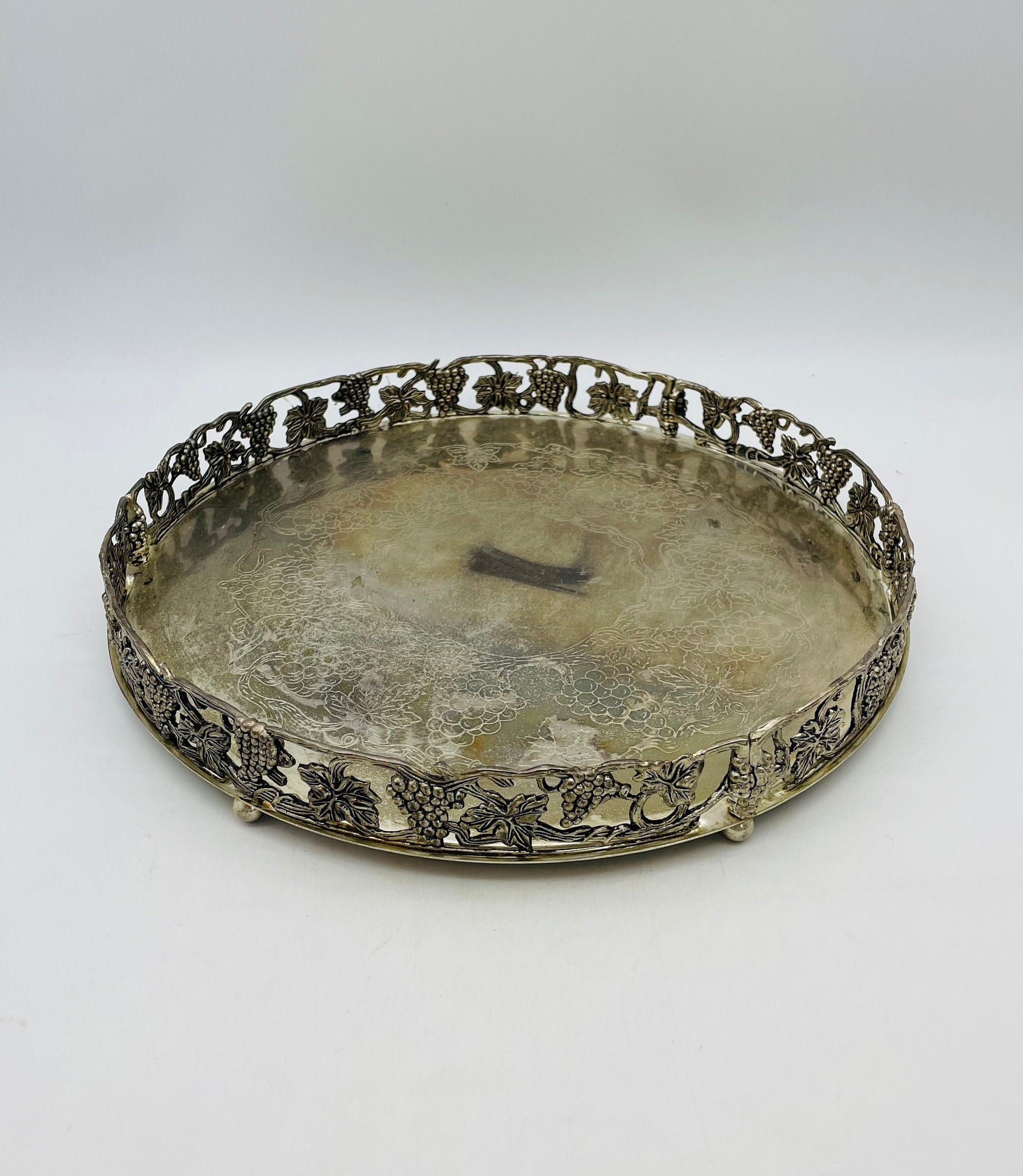 Viners Silver Tray - Etsy