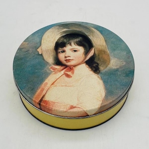 Midcentury Miss Willoughby Cookie/Candy Tin - Wang&#39;s International, Memphis Tennessee