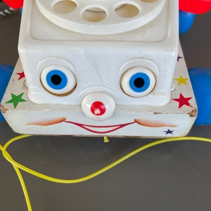 1961 Fisher Price Chatter Telephone/Mid Century Pull Toys image 5