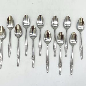 Midcentury Stainless Steel Grapefruit Spoons/Made in Japan - (Sold in Sets of 4)