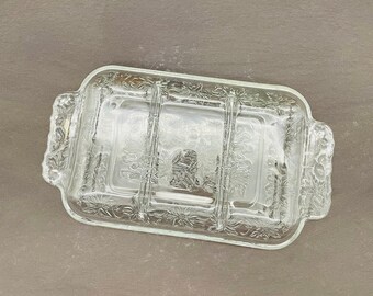 Glass Relish Tray - Etsy