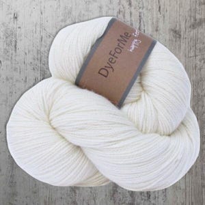 Premium- Dye For Me Superwash Sock yarn from Plymouth Yarn-Yarn for Hand dyeing- 4 skeins per Bag-Bag Price- You create- Sock Yarn!