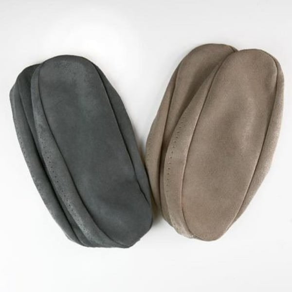 Darker Camel-Discounted Fiber Trends Suede Soles for Slippers and Felted Clogs-Darker Camel
