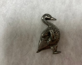 SET of 6- Vintage Danforth Pewter Goose Button-SET of 6