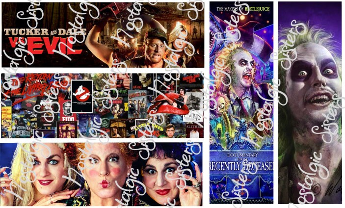 Pen Wrap Waterslide/ Hocus Pocus/ Beetlejuice/ Pen Decals/ White Wate…