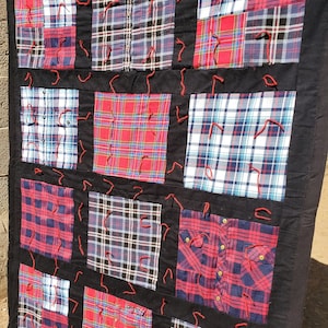 Upcycled/Recycled Flannel Quilt