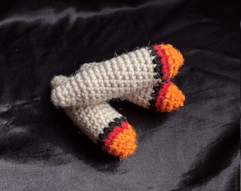 Doobie Cat Toy, crocheted