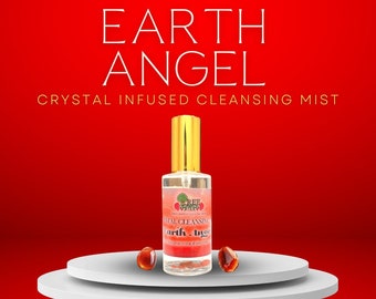 Earth Angel Crystal Cleansing Mist for Root Chakra