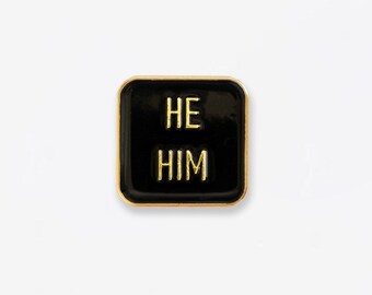 Pronoun Pin - They/them Small Enamel Pin Simple - Etsy Australia