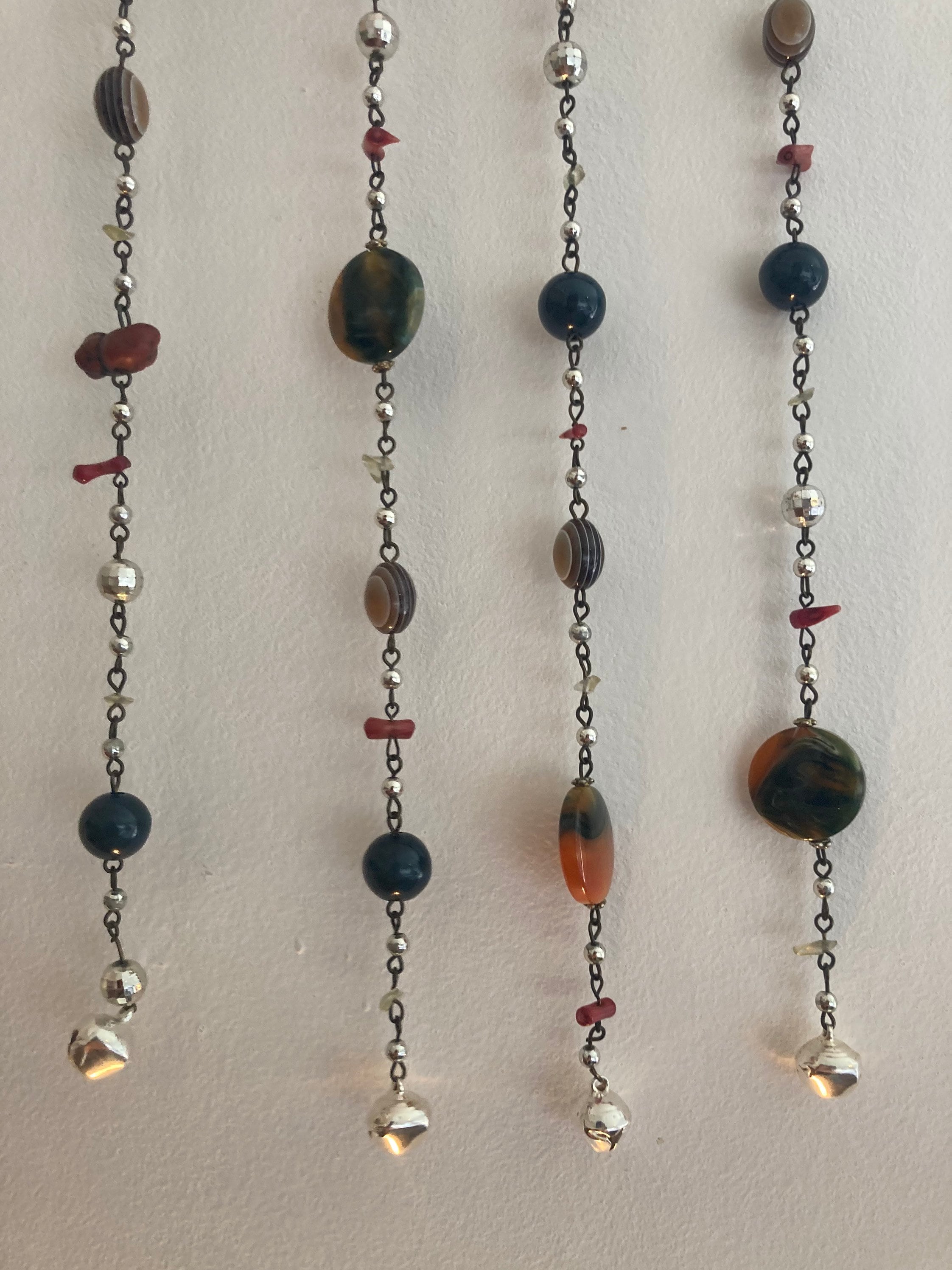 Driftwood wall hanging bead hanging Wall art Beads Etsy