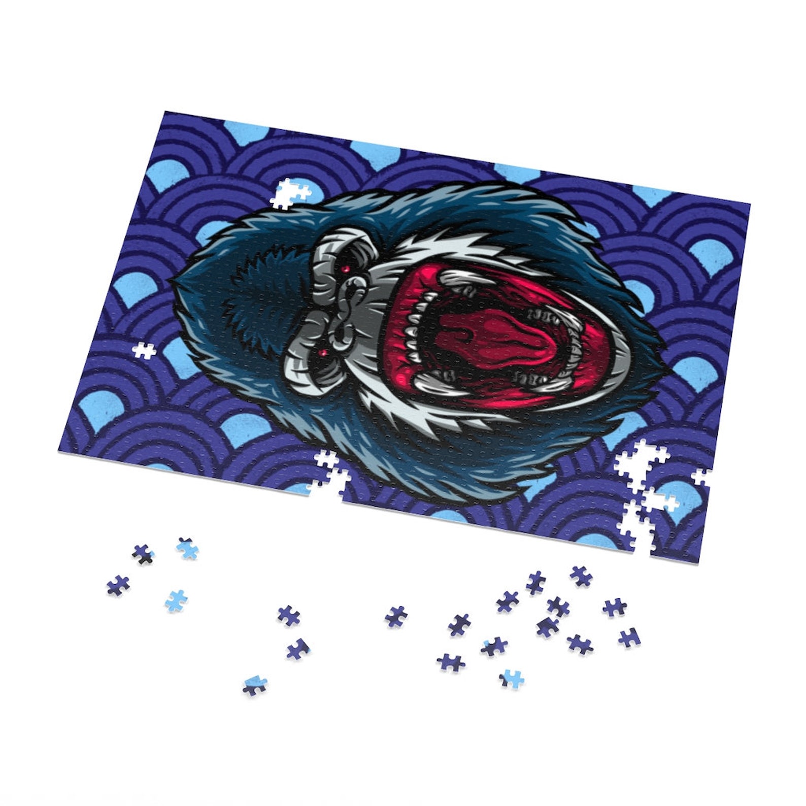 1000Piece Ape Monkey Jigsaw Puzzle Etsy