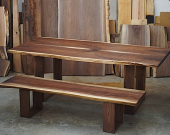 Custom-Made Live Edge/Straight Edge Dining Tables - Exclusively Crafted to Your Unique Taste.