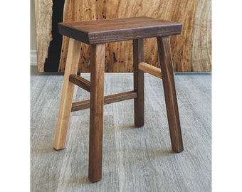 Walnut/Maple stool