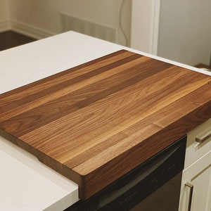 PASTA BOARD, Aesthetic Wooden Kneading Board – Black Walnut / Hard Maple | Pastry Board | Custom Size & Engraving Available