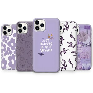 Purple Aesthetic Phone Case Cute Cover Fit For Iphone 13 Pro Etsy Ireland