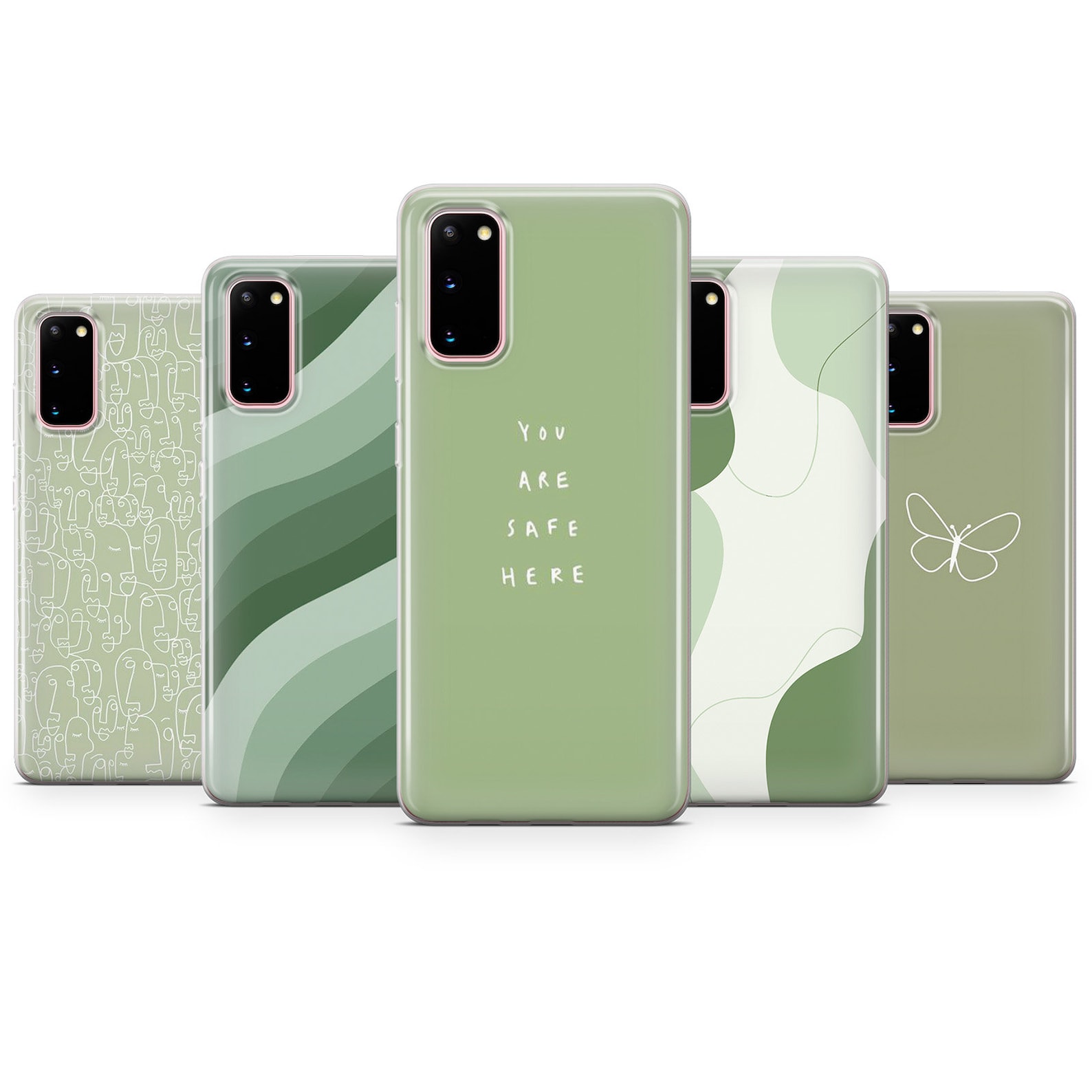 Sage Green Phone Case Pastel Iphone Cover for Iphone 14pro Etsy