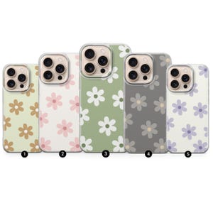 Flower Phone Case Meadow Cover for iPhone 16E, 15, 14, 13, 12 Samsung S25, S24Fe, S23Ultra, A56, A15 Pixel 9A, 9Pro XL, 8A, 8Pro, 7A, 6A