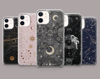 Celestial Space Phone Case • Planet Stars Phone Cover • Galaxy iPhone Samsung Pixel Case • Universe Aesthetic Phone Cover