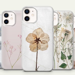 Wild Flower Phone Case Meadow Cover for iPhone 16E, 15, 14, 13,  Samsung S25, S24Fe, S23Ultra, A56, A15 Pixel 9A, 9Pro XL, 8A, 8Pro, 7A, 6A
