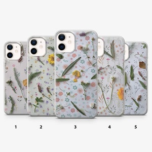 Wild Flower Phone Case Daisy Cover for iPhone 16E, 15, 14, 13, 12 Samsung S25, S24Fe, S23Ultra, A56, A15 Pixel 9A, 9Pro XL, 8A, 8Pro, 7A, 6A