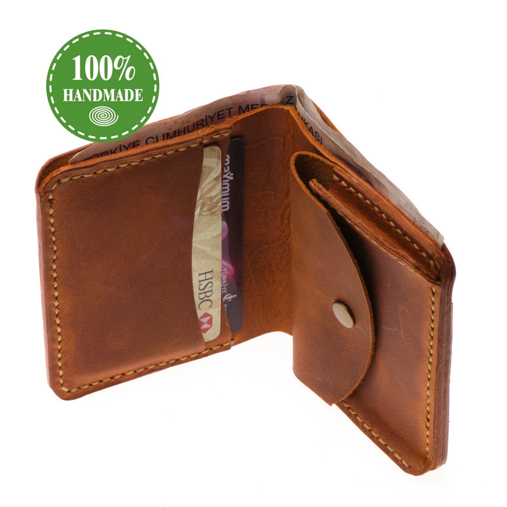 Stunning English Real Leather Slim Mens Bifold Wallet Coin Pocket Stunning English Real Leather Slim Mens Bifold Wallet Coin Pocket