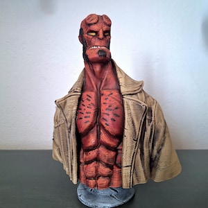 Hellboy 3D printed figure/ comic book gift