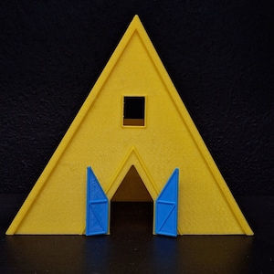 Midsommar Yellow Pyramid Temple 3d printed model A24 movies/ horror movie gift/christmas ornaments