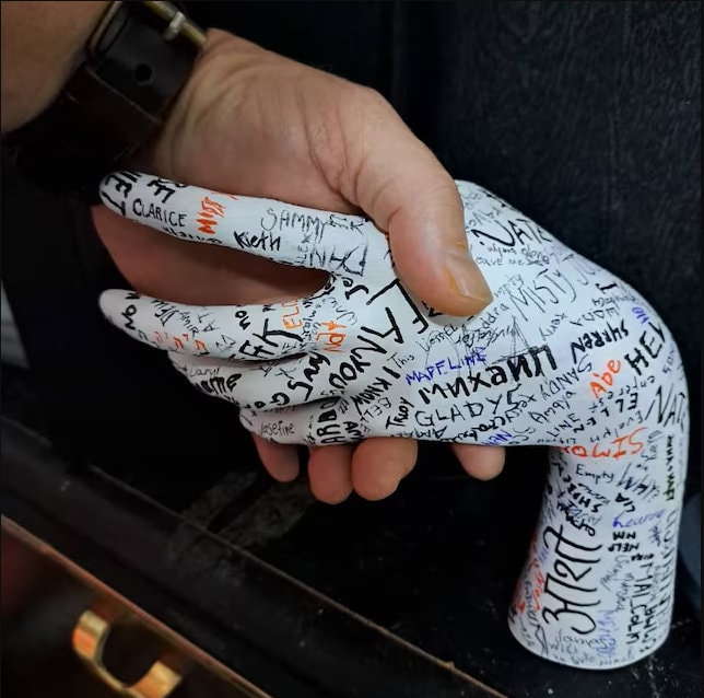 Talk to Me Hand Horror Movie Replica / Collectible Gift/ A24
