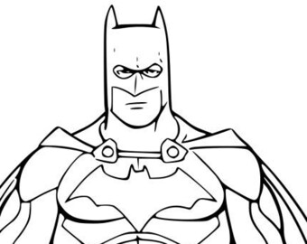 Batman Coloring Book Etsy