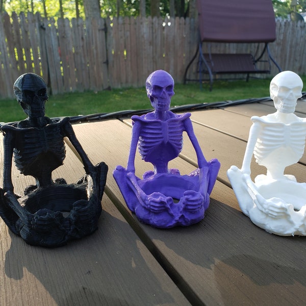 3D Print Skeleton Tea Light Holders
