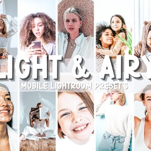 10 BRIGHT LIGHTROOM Presets | Blogger Presets | Influencer Presets | Natural Presets | Photoshop Presets | Mobile Presets | Instagram