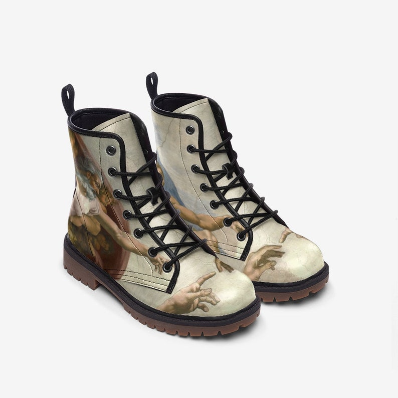 The Creation of Adam by Michelangelo Boots - Etsy