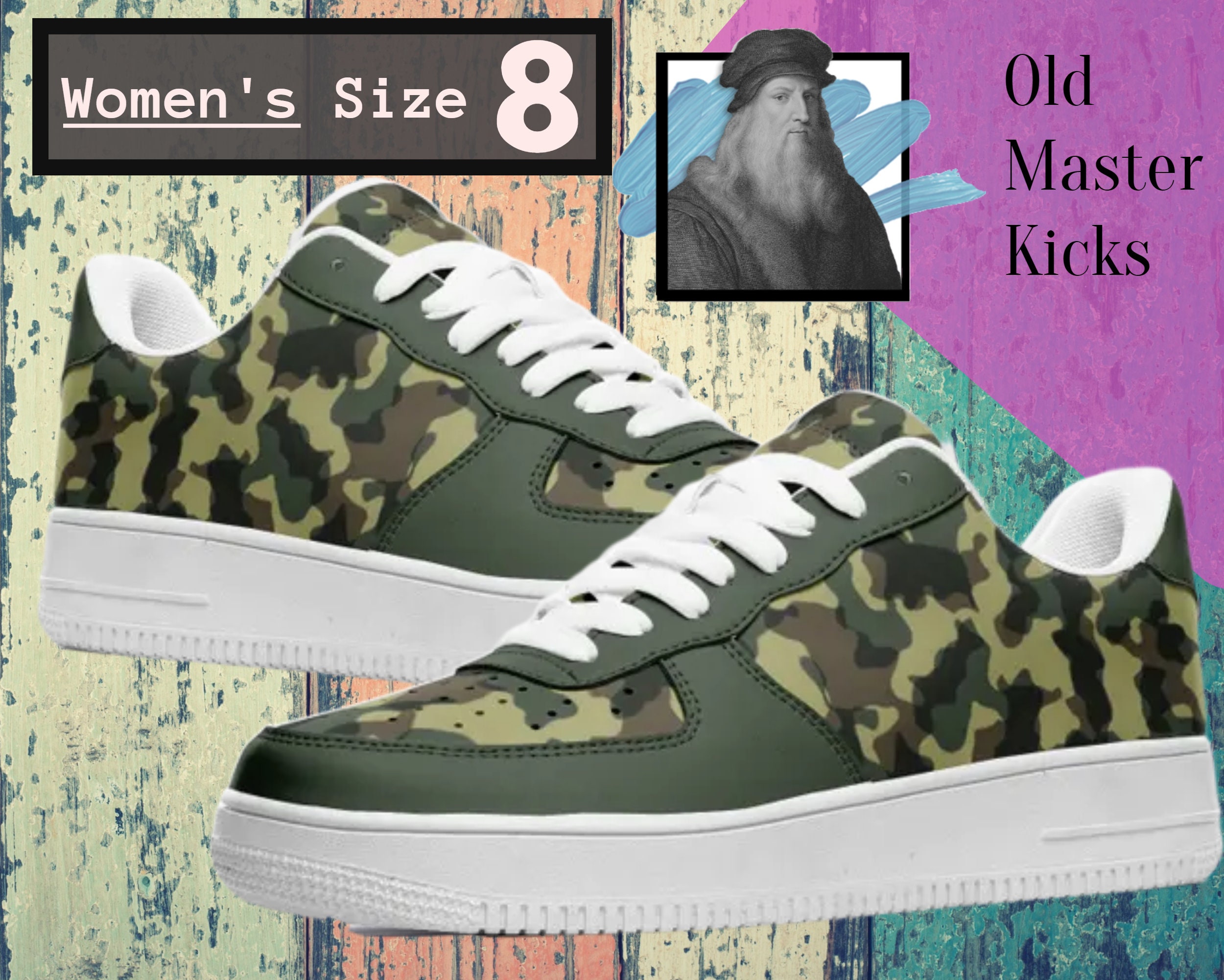 Original Camouflage Sneakers ARMY Camo Shoes - Etsy