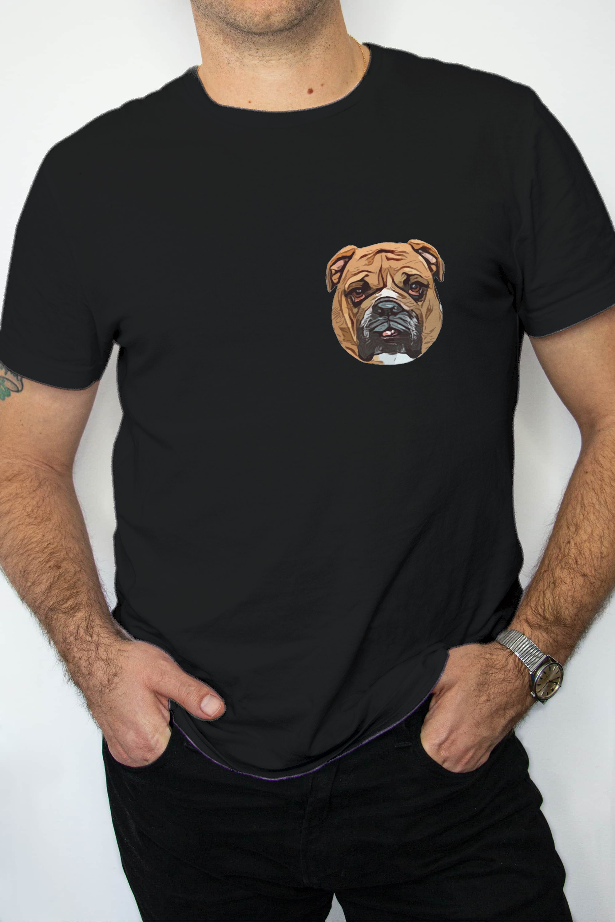 Custom Pet Tshirt Personalized Pet Portrait Tshirt Dog Etsy UK