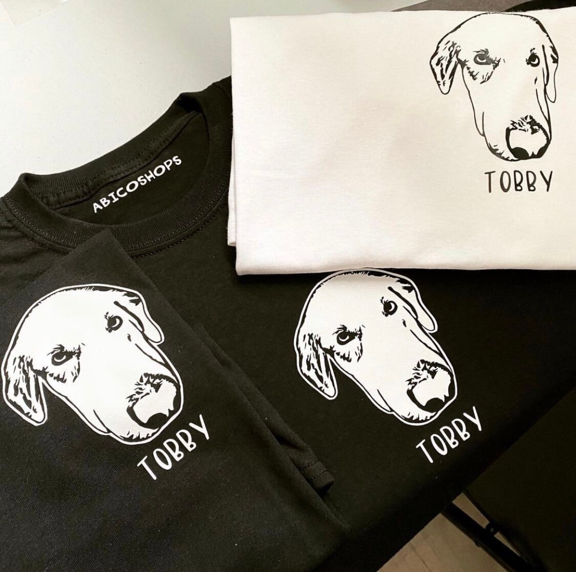Custom Pet T-shirt Personalized Pet portrait t-shirt Dog | Etsy