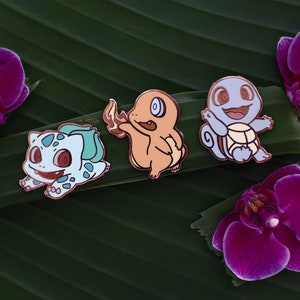 Kanto Starter Pin Set