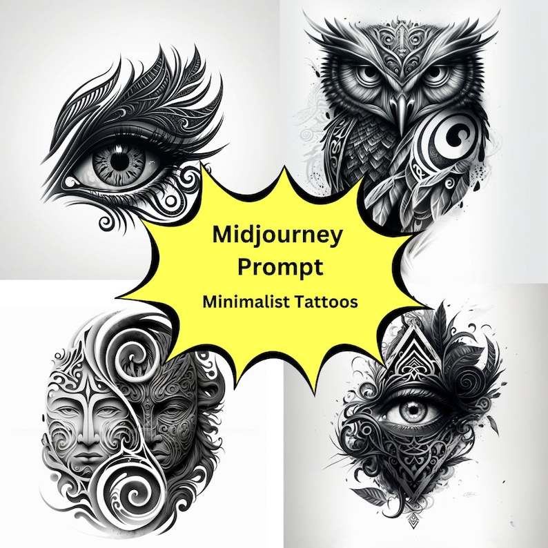 Midjourney Prompt Ai Art Tattoo Designs Minimal Tattoos Midjourney Ai ...