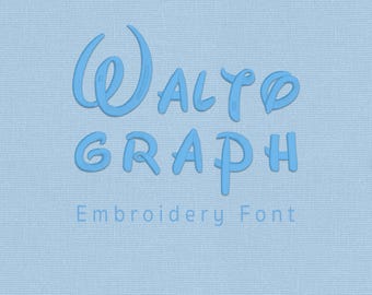 Waltograph Embroidery Font | Script Calligraphy BX Font | Machine Embroidery Font | Native BX | pes dst exp hus jef vp3 xxx