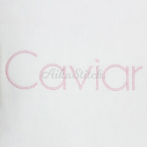 Caviar Modern Sans Serif Embroidery Font, Satin Stitch BX Alphabet Pes Dst Vp3, Jef, Exp, Xxx, Hus, Machine Embroidery Digital Font Download