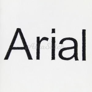 Arial Modern Sans Serif Embroidery Font, Satin Stitch BX Alphabet Pes Dst, Vp3, Jef, Exp, Xxx, Hus, Machine Embroidery Digital Font Download