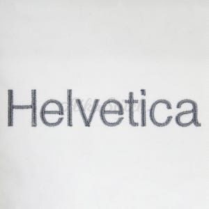 Helvetica Modern Sans Serif Embroidery Font, Satin Stitch BX Alphabet Pes Dst Vp3 Jef Exp Xxx Hus Machine Embroidery Digital Font Download
