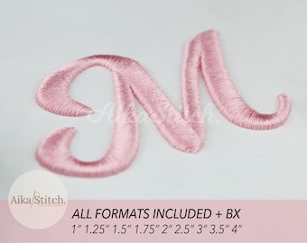MilkShake 3D Puff Foam Embroidery Font | Elegant Script BX Font | Machine Embroidery Font | BX Included | pes dst exp hus jef vp3 xxx