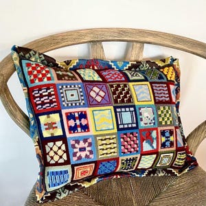 Patchwork borduurtapijt bedrukt canvas