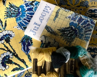 Poppy Head (4 colours) Needlepoint Tapestry Kit